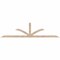 Ekena Millwork Richland Smooth Timber Gable Bracket, Douglas Fir, 108"W x 27"H x 3 1/2"D x 3 1/2"F, 6/12 Pitch GBW108X27X0404RIC00SDF - alternate 1